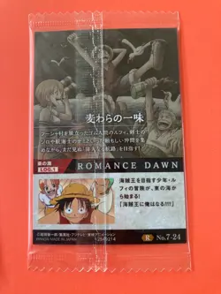 Luffy Naimi Zoro R7-24 One Piece Wafers Card Anime Unopened Japanese - Image 5