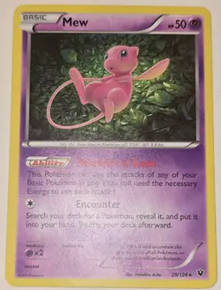 Mew 29/124 Rare Fates Collide 2016 Pokemon Card PSYCHIC Basic M. Arita - Image 3