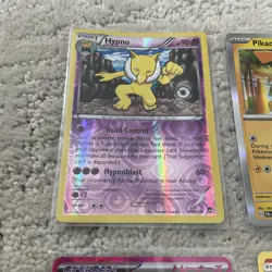 Lot of (9) Pokemon Some Holo Vintage Rare Cards NM/M Sleeved TCG Pikachu - Image 4