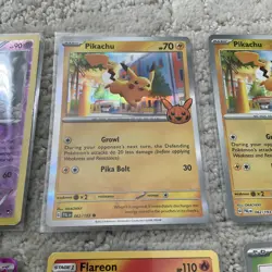 Lot of (9) Pokemon Some Holo Vintage Rare Cards NM/M Sleeved TCG Pikachu - Image 5