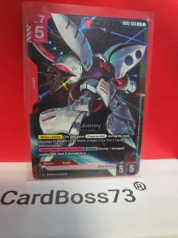 QubeleyGundam Card Game Dual Impact Legend Rare GD02-036 - Image 2