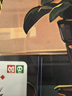 Pokemon Gengar Playing Card 6 of Spades Green Back Japanese (NM-/LP) - Image 3