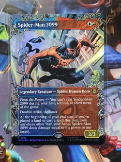 MTG Spider-Man 2099 R (0216) (Borderless Foil) Marvel's Spider-Man - Image 1
