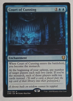Court of Cunning x1 CMR Commander Legends MTG Magic the Gathering - Image 1