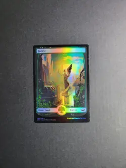 Forest 280 Magic The Gathering Streets Of New Capenna Foil Full Art Land LP - Image 2