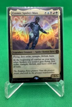 Cosmic Spider-Man Foil Marvel's Spider-Man NM MTG - Image 1