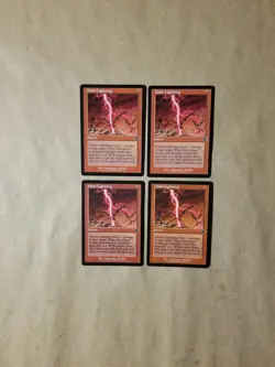 MTG Magic Dominaria Remastered 4 Retro Frame Chain Lightning (NM/MINT) - Image 1