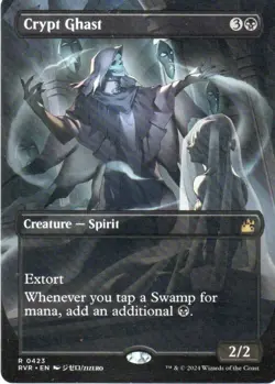 MTG: Ravnica Remastered: Anime Borderless Crypt Ghast: Lightly Played Condition - Image 1