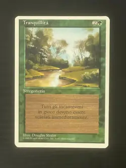 Magic MTG Italian Revised Tranquility Artist Proof Near Mint - Only 50 Exist! - Image 1