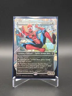 Prerelease - Spectacular Spider-Man - (Borderless) - Foil - MT/NM - Image 1