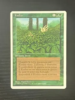 Magic MTG Italian Revised Kudzu Artist Proof Near Mint - Only 50 Exist! - Image 1