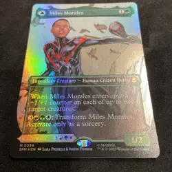Miles Morales - Borderless - Foil - 0234 - Marvel's Ultimate Spider-Man - MTG - Image 2