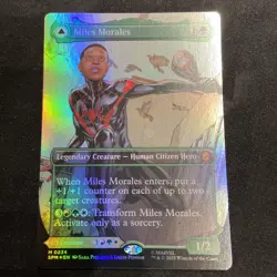 Miles Morales - Borderless - Foil - 0234 - Marvel's Ultimate Spider-Man - MTG - Image 3