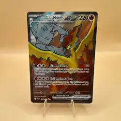 Pokemon TCG Team Rockets Moltres EX Destined Rivals 208/182 NearMint Condition - Image 1
