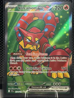Pokemon TCG Volcanion EX Full Art Card Journey Together 171/159 - Image 1