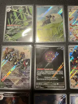 Pokemon Lot Of 9 Illustration Rares All Near Mint Condition - Image 2
