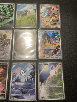 Pokemon Lot Of 9 Illustration Rares All Near Mint Condition - Image 3