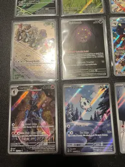 Pokemon Lot Of 9 Illustration Rares All Near Mint Condition - Image 4