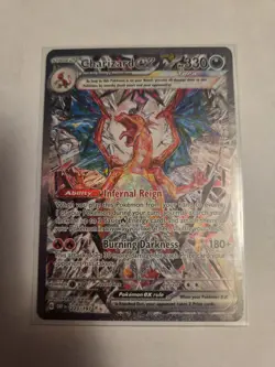 Pokemon TCG Charizard EX Obsidian Flames 223/197 Full Art Secret Rare - Image 1