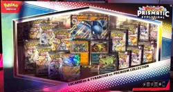 Pokemon Prismatic Evolutions Lucario ex & Tyranitar ex Premium Collection Box - Image 1