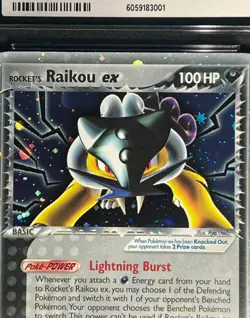 Rockets Raikou Ex 108/107 Secret Rare -2005 Pokemon Ex Deoxys- CGC 9 Mint - Image 3