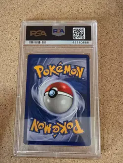 Pokemon Vaporeon 12/64 1st Edition WotC Jungle Holo Rare PSA 5 EX 1999 - Image 2
