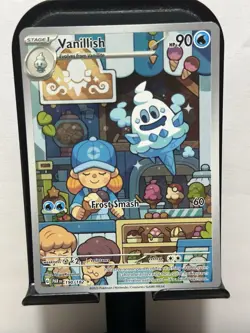 Vanillish 190/182 Illustration Rare Paradox Rift Pokemon TCG NM Condition - Image 1