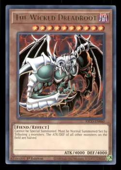 Yugioh The Wicked Dreadroot #KICO-EN060 King's Court LP - Image 1