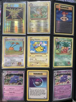 Pokemon Binder Lot - Blastoise, Vintage, Art Rares, and More! 82 Cards Total - Image 4