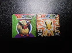 Pokemon GB Pocket Mini Stadium Card Non Holo x2 Jolteon Flareon #5789 EX/VG - Image 1