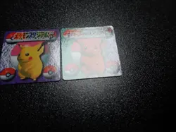 Pokemon GB Pocket Mini Stadium Card Non Holo x2 Pikachu #5784 EX/VG - Image 3
