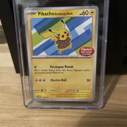 Pokemon Berkemeja Staryu Promo Pikachu's Indonesia Journey Card 155/SV-P - Image 1