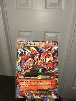 Pokemon Mega-Blaziken EX TCG Holo Black Star Promo Card XY XY86 - Image 3