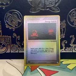 Energy Search Trainer 90/109 Reverse Holo EX Ruby & Sapphire Pokemon Card NM - Image 1