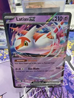 Latias EX 76/191 - Surging Sparks Double Rare Holo - Pokemon TCG Card Near Mint - Image 1
