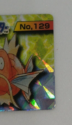 Magikarp Pokemon Mini Card No.129 Holo Nintendo Japanese 1 inch Very Rare - Image 3