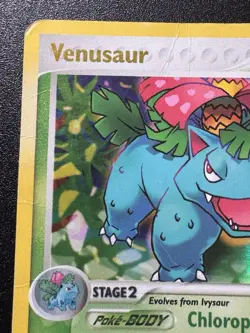 Venusaur 28/100 EX Crystal Guardians Pokemon Card Reverse Holo Foil Rare HP - Image 3