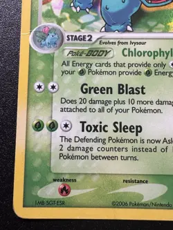 Venusaur 28/100 EX Crystal Guardians Pokemon Card Reverse Holo Foil Rare HP - Image 5
