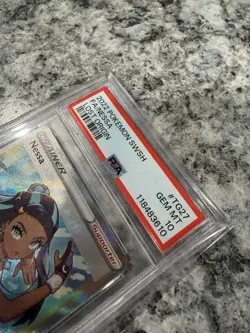 Nessa TG27/TG30 Pokemon TCG Lost Origin Full Art Trainer Holo Card PSA 10 - Image 4