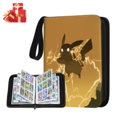 9 Pocket Trading Card Binder 900 Cards Zipper Binder Collection Album for Game - Image 1