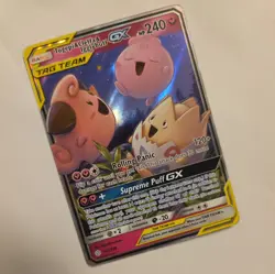 Togepi & Cleffa & Igglybuff GX 143/236 Cosmic Eclipse NM Ultra Rare Pokemon Card - Image 1
