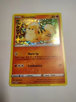 Pokemon Card Growlithe 4/15 2022 McDonalds Battle Match Holo Pokemon TCG LP - Image 1