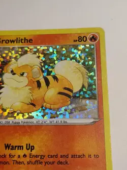 Pokemon Card Growlithe 4/15 2022 McDonalds Battle Match Holo Pokemon TCG LP - Image 3