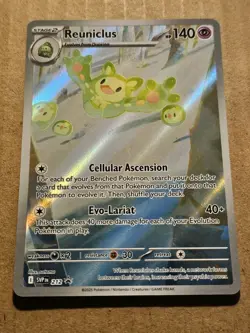 Pokemon Black Bolt Reuniclus 212 Black Star Promo Card Holo NM - Image 1