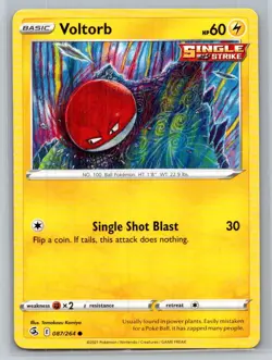 Voltorb #087/264 SWSH08: Fusion Strike Common - Pokemon Cards F45 - Image 1