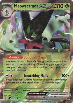 Meowscarada ex Promo SV: Scarlet & Violet Promo Cards 033 LP - Image 1
