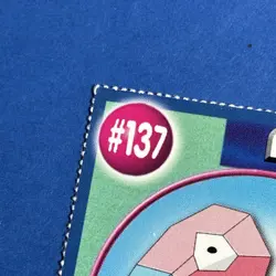 1999 Pokemon Burger King Porygon #137 Promo Card LP - Image 2