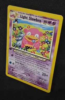 Light Slowbro 51/105 Neo Destiny Regular Unlimited Vintage Pokemon Card WOTC - Image 3