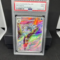 Arctibax Paldea Evolved Illustration Rare Pokemon TCG Card 209/193 Psa 9 - Image 1