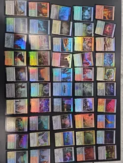 Lot Of 50 Foil Nonbasic Lands MAGIC THE GATHERING CARDS - Image 1